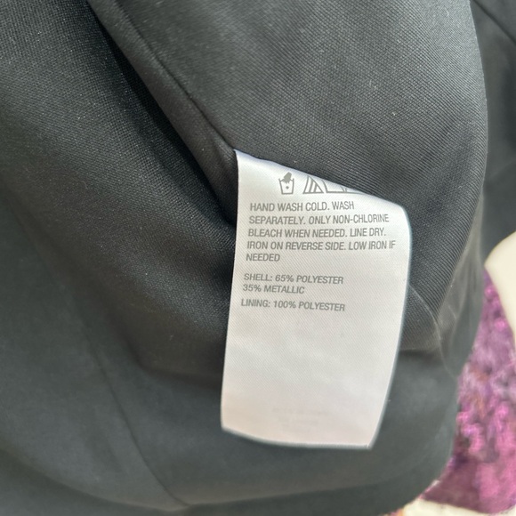 Colleen Lopez Purple Sequin Moto Jacket Size XS Party Mardi Gras Blazer Sparkly - Picture 5 of 8